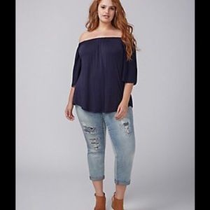 Lane Bryant Off The Shoulder Top